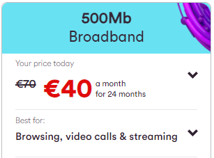 Virgin Media 500Mb Broadband 2 Year Contract